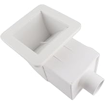 Diydeg Through Wall Skimmer Kit, Heavy Duty Wide Mouth Complete Thru Wall Swimming Skimmer Pool Kit for Hot Springs Pools and Swimming Pools, Easily Installed in The Pool 12.4x7.7x6.7in