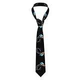 WHJWZY Fashion Men's Necktie - Printed Silk Tie for Business daily work party 57X3.1 inchs Thrilling roller coaster Printing