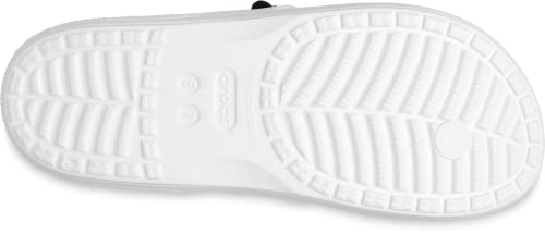 Crocs Unisex Men's And Women's Classic Flip Flops, White/Multi, 8 Us #TOP2
