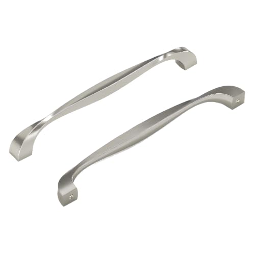 Hickory Hardware Twist Collection Pull 7-9/16 Inch (192mm) Center to Center Satin Nickel Finish (5 Pack) by Hickory Hardware - Used condition - CA$322.76