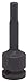 Impact Socket Bit Driver, 1/2" Dr, 3In L