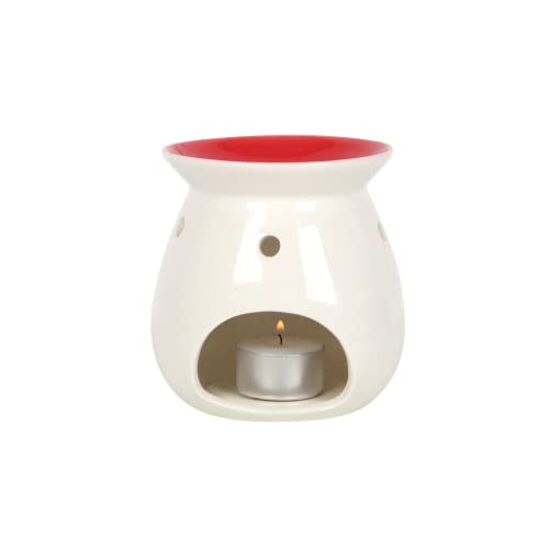 Elegant White Ceramic No Place Like Home Wax Melt Burner Gift Set, 11cm x 10.5cm (1 Pc.), Premium Design & Stylish Appeal - Image 3