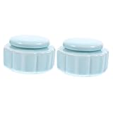 Photo Gallery aboofan 2 pz vasetto piccolo bottiglie rosse vasetti di rossetto contenitore per il trucco da viaggio piccoli vasetti di crema barattoli per candele rossetto satinato sky-blue ceramica Photo Gallery aboofan 2 pz vasetto piccolo bottiglie rosse vasetti di rossetto contenitore per il trucco da viaggio piccoli vasetti di crema barattoli per candele rossetto satinato sky-blue ceramica