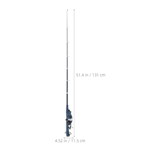 Canne à pêche télescopique pliable compacte pour éviter l'encombrement - 2
