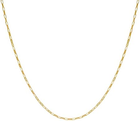 necklace for women small paper clip jewelry pendant chain 18k choker collar