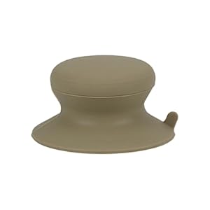 Generisch Topfdeckelknopf Beige Silikon Ersatz