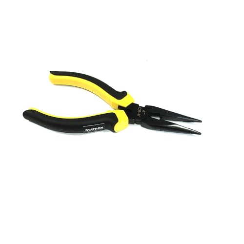 Alicate de Bico Meia Cana 6 Polegadas Amarelo Preto