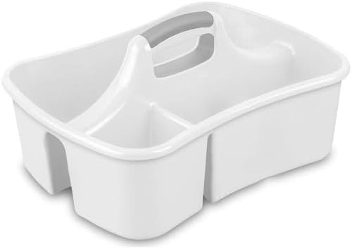 JOEY'Z Extra Large 5 Gallon Divided Cleaning Caddy Organizer with...
