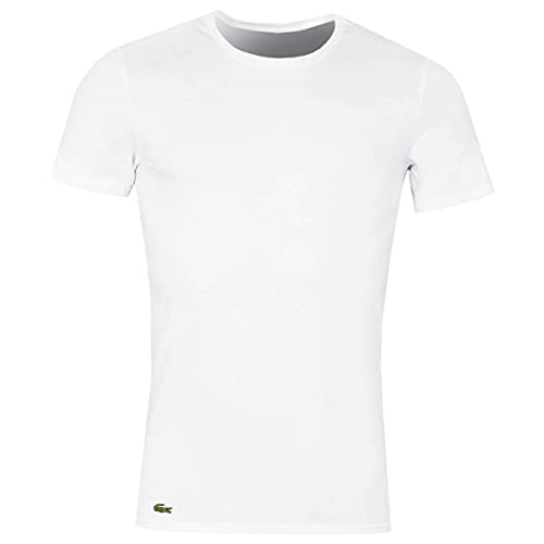 Lacoste pour des Hommes Lot de 3 t-Shirts Ras du Cou Essentials Lounge Slim, Multicolore - Image 3