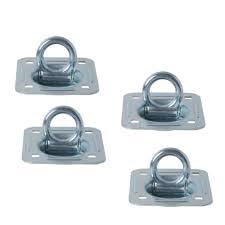 CargoGlide C0010-DRTD-4 D-Ring Tie Downs (Set of 4) – 500 lb Capacity Each – Compatible with CargoGlide 2.0 T-Slot Systems – Quick-Drop Mounting – FREE Limited Lifetime Warranty