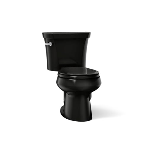 KOHLER Wellworth two-piece round-front 1.6 gpf toilet