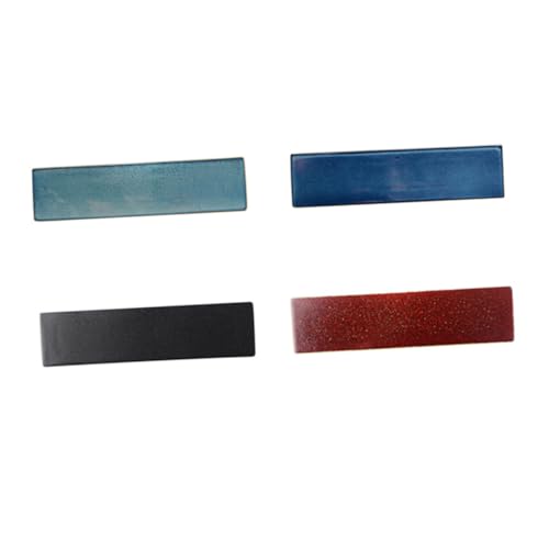 Plato rectangular de cerámica para sushi color azul miniatura 7