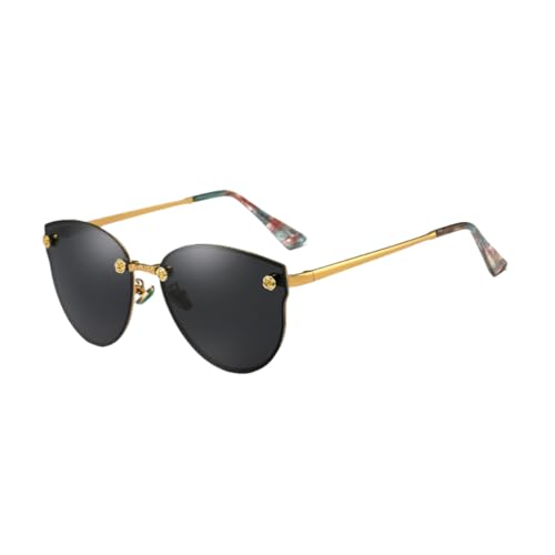 Lunettes de soleil polarisées avec monture métallique raffinée au design tendance chic