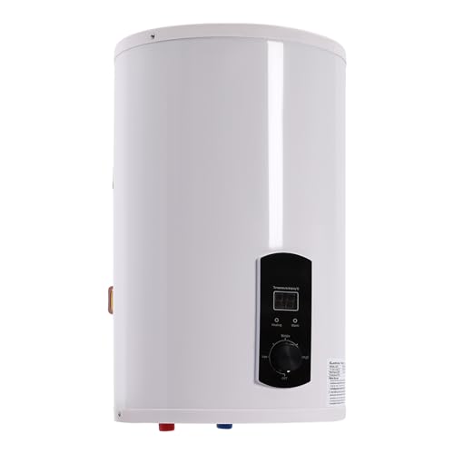 Elektrospeicher Warmwasserspeicher 2000W 220V, 30L Wandspeicher Tank-Wassererhitzer mit Leckage-Schutz, Praktische Dusche, und LED,Elektro Boiler Wasserboiler(Temperaturregelungsbereich: 25-75°C)