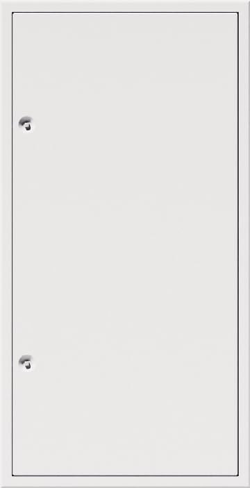 Revisionstür Z-Softline 600x800 RAL9016, mit Vierkant