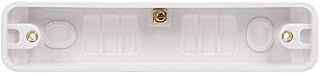Schneider Electric - Lisse White Moulded, Single Surface Pattress Box, 25mm Deep, GGBL9125, White, Pack of 10