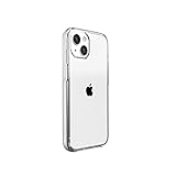 motomo iPhone 14 Case, INO Achrome Shield Case, Clear Soft Case, Aluminum Button Cover, Anti-Adhesion, TPU and Polycarbonate Hybrid, Shockproof, Bumper-Style, Wireless Charging, Apple iPhone Case,