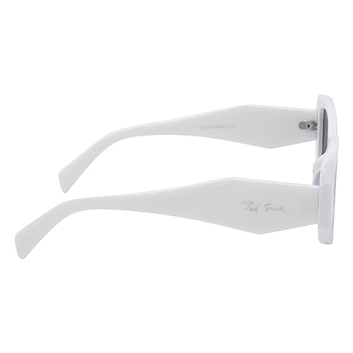 Image of Ted Smith Men's Women's UV Protection Acetate Square Sunglasses