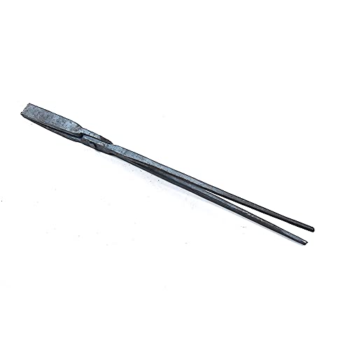 Tenaza de forja Pinzas de herrero 370 mm de longitud Tenaza de forja Pinzas de forja con tornillo de banco yunque Tenaza de forja para Engineer Blacksmith Forge