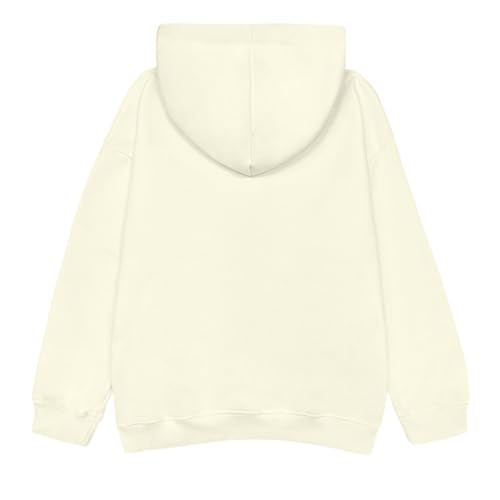 Hoodies for Men Solid Color Fleece Hoodie Long Sleeve Pocket Loose Hoodie Pullover Tops Sweatshirts for Men2