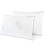 Zen Bamboo Pillows – Queen Size, Ultra Plush, Down Alternative, Cooling Pillow 2 Pack – Machine Washable w/Cool…