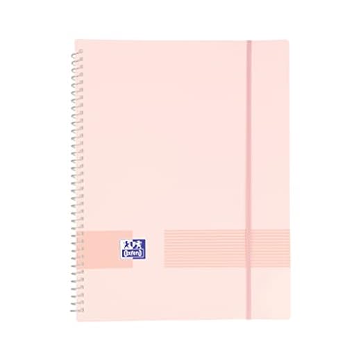 Oxford Live & Go, Carpeta de Fundas Plástico A4, 20 Fundas Transparentes, Color Rosa Chicle