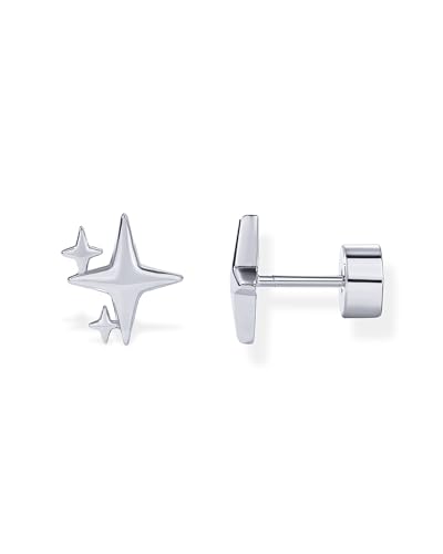 Image of PAVOI 14K Gold Plated Dainty Flat Back Earrings for Women, Piercing Studs