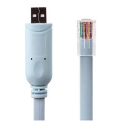 Cisco Compatible Console Cable, 6ft, FTDI USB to RJ45 / Windows 7, 8 / Vista/MAC/Linux / RS232 Switch Router (Type-A)