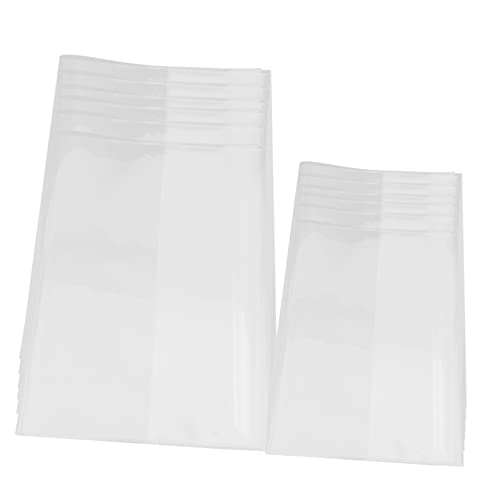 Happyyami 20個 透明で丈夫な教材用保護カバー 自己粘着式プラスチック製ブックカバー 防水 汚れ防止機能付き 小学生向け教科書やノートに