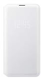 White Samsung Led View Cover, funda oficial para Samsung Galaxy 10e, color blanco