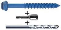 Cobra 681t Concrete Screw Hh, 1/4" X 1-3/4"