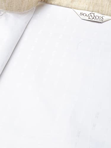 Image of SOJANYA (Since 1958, Men's Silk Blend Grey Kurta Pyjama & Silk Blend Jacket Combo