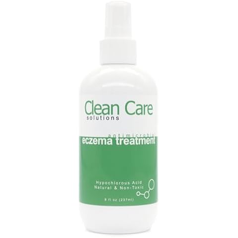 Clean Care Solutions Eczema Treatment Hypochlorous Acid Spray - Steroid-Free Relief for Itching and Irritation - Natural, Alcohol-Free, Safe for Sensitive Skin - 236ml Cover