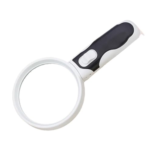 Loupe de rechange pour microscope 2,5x 5x 16x en ABS avec éclairage LED