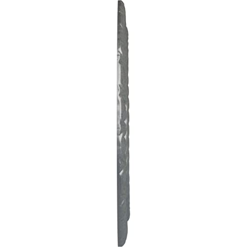 Image of Ekena Millwork CM10CLPLS 10 5 /8 inchOD X 5 3 /4 inchID X 1 /2 inchP Claremont Ceiling Medallion Fits Canopies Up to 7 inch, Platinum