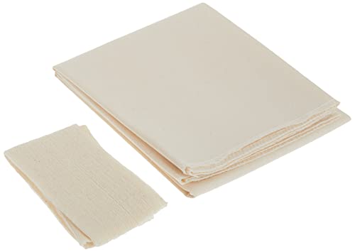 Regency Wraps Regency Natural Pastry Cloth & Rolling Pin Cover Set 100% Cotton #TOP3