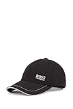 100% Baumwolle BOSS Herren Cap 1 Cap aus Baumwoll-Twill mit gelasertem Logo-Verschluss