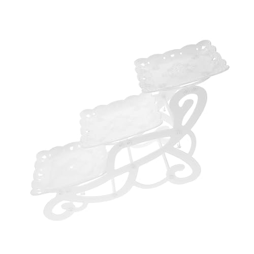 NAMOARLY 1Set Dessert Display Stand Elegant Cake and Fruit Storage Rack Material for Parties and Events Versatile Decorative Bracket for Home Use