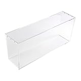 Lueear Caja de almacenamiento de tarjetas comerciales, funda magnética de acrílico para tarjetas de intercambio, organizador transparente para coleccionistas, protección de exhibición, clasificación