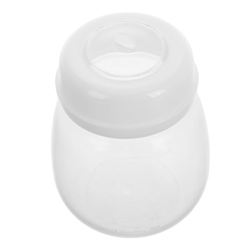 Supvox Babymilch-aufbewahrungsflasche mit Weitem Hals Stillflaschen zum Einfrieren für Muttermilch Durchsichtige Gefrierflasche mit Frischhalteverschluss Multifunktionaler Behälter für Kü