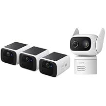 eufy Security S220 SoloCam 3-Cam Pack & eufy Wired Cam C31 Bundle
