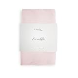 snuggle me Swaddle | Organic Cotton Swaddle Blanket, Soft Stretch, 47 x 47 inches (Petal)