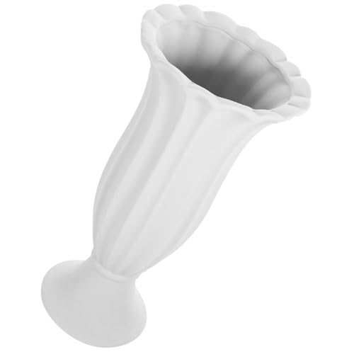 Cabilock Jarrón Cementerio Cerámico Resistente la Intemperie para Flores Conmemorativas Soporte Estable para Tumbas y Jardines Funerarios Recipiente Decorativo Versátil para Lápidas y