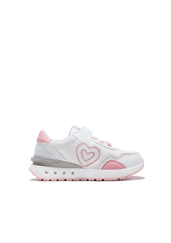Conguitos Zapatillas Corazón con Luces Blanco - Zapatillas Casual para niños cómodas (Blanco/Talla 34)