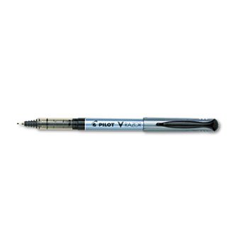 V Razor Point Porous Point Stick Liquid Pen Black Ink Extra Fine Dozen