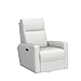 Nurture& The Glider Plus - Premium Nursery Power Recliner | Swivel Chair with Adjustable Head Support and Adjustable Lumbar Support | Built-in USB - The Ultimate Comfort for Nursing, Relaxing (Ivory)