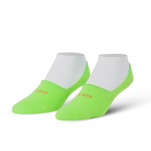 Image of Odd Sox - Basix Large No Show Socks - Soft Cotton Blend Low Profile Athletic Fit - Pastel & Bright Colors