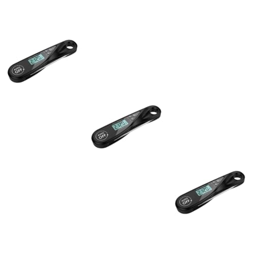 IMIKEYA 3pièces Thermomètre De Cuisine Numérique Instantané Pour Viande Température Précise Pour Cuisson De Poulet Poisson Design Inoxydable Et Couleur Noire