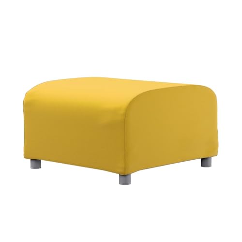 Dekoria Funda de repuesto para taburete Klippan para sofá modelo Klippan amarillo miel