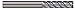 Micro 100 VLM-625-5 Square End Mill, 5/8" Cutter Dia, 2-1/4" LOC, 5 Fl, 5/8" Shank Dia, 5" OAL, Uncoated